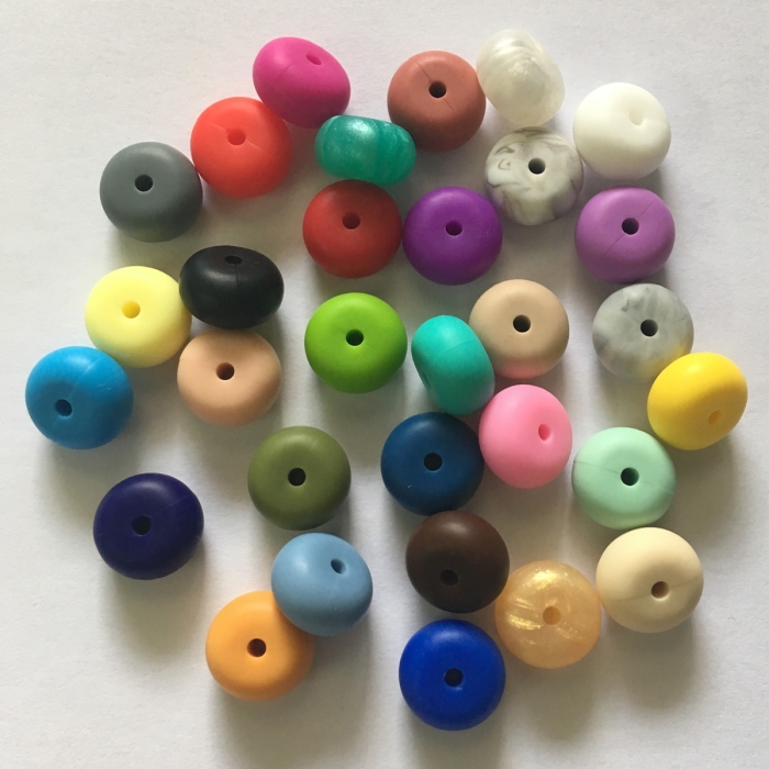 Silicone Beads Abacus 14mm  Shop Cara & Co Craft Supplies – Cara & Co.
