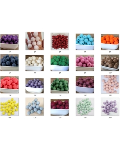 20mm transparent acrylic rhinestone bubblegum beads