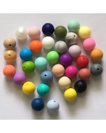 15mm round silicone beads