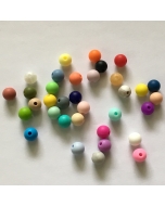 9mm round silicone beads